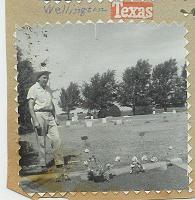  Sanford Perry Tracy at Wellington, TX cemetery.